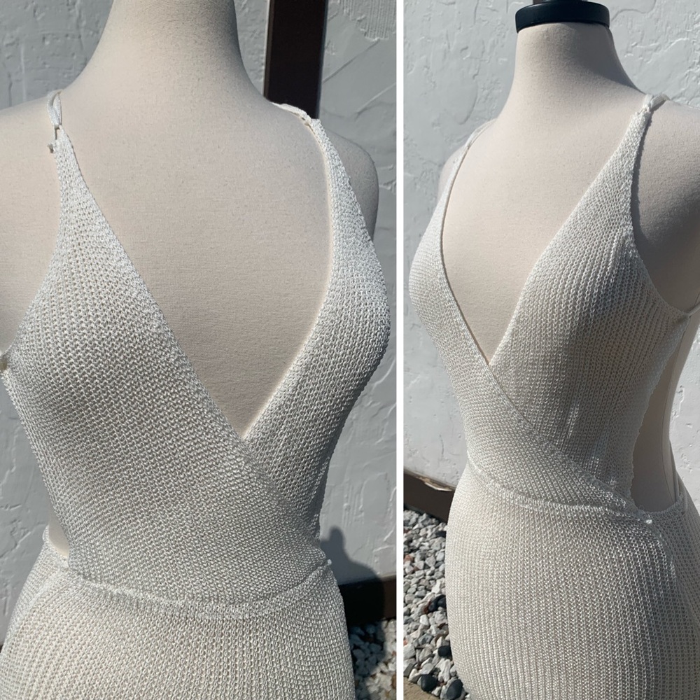 New Boho Crochet Beach Dress Swim Cover Up Maxi Midi - Picture 5 of 17